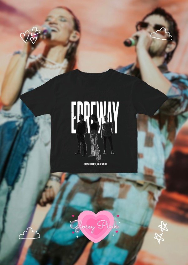 Producto - Baby Tee Erreway Tour 2025 - DTF
