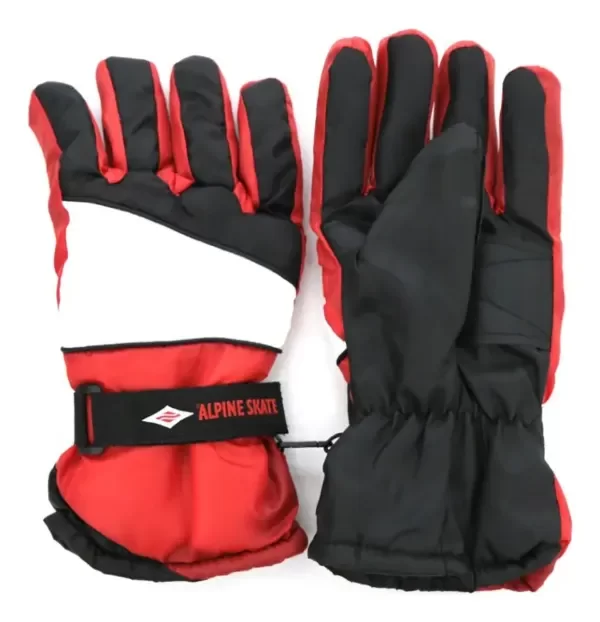 Producto - GUANTES ALPINE SKATE ROJO Y BLANCO