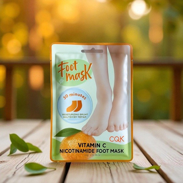Producto - Mascarilla Exfoliante para Pies - CQK - Vitamina C