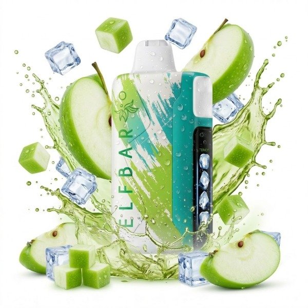 Producto - GREEN APPLE - Elfbar Ice King - 40.000 puffs