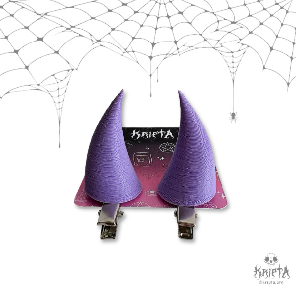 Producto - Cuernos hebilla violeta
