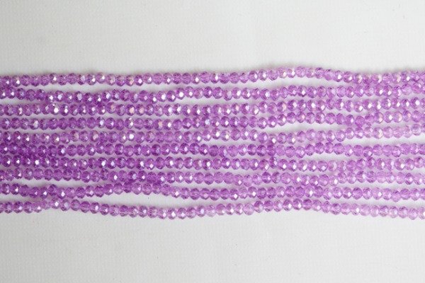 Producto - Cristal de Roca Violeta Claro Traslúcido 4 mm