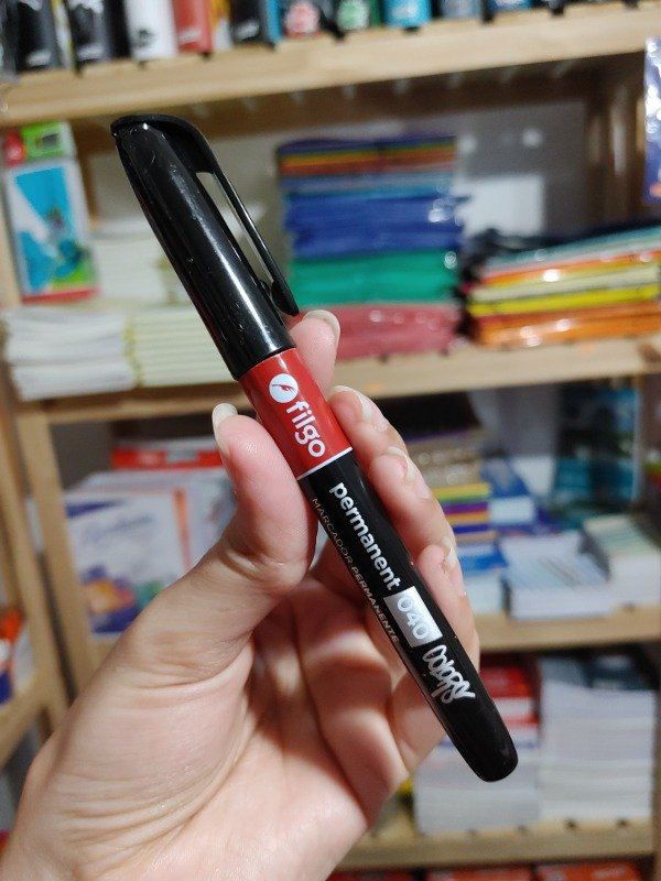 Producto - Marcador Filgo 040 Permanente Punta Fina Negro