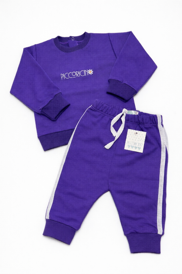 Producto - Dúo Buzo y Babucha rústico violeta