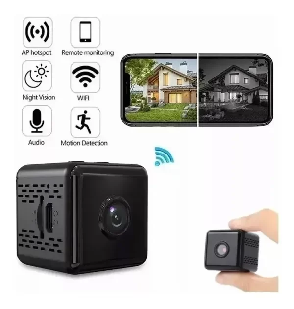 Producto - CAMARA MINI ESPIA DE SEGURIDAD WIFI HD CON MICROFONO NB10