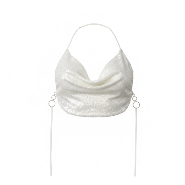 Producto - TOP LENTEJUELAS STEFY BLANCO 0230