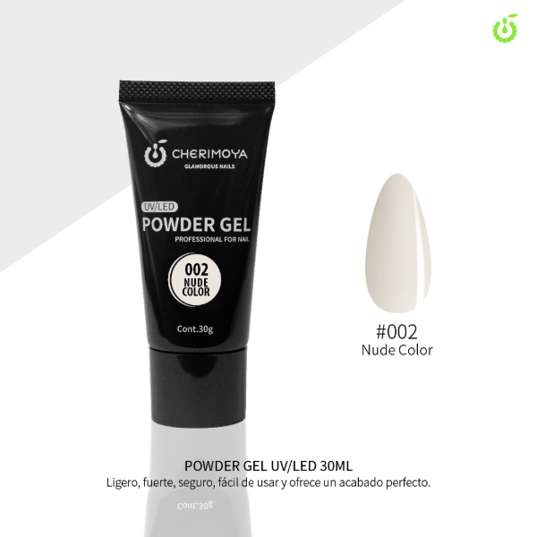 Producto - Powder Gel UV/LED 30G color blanco #02