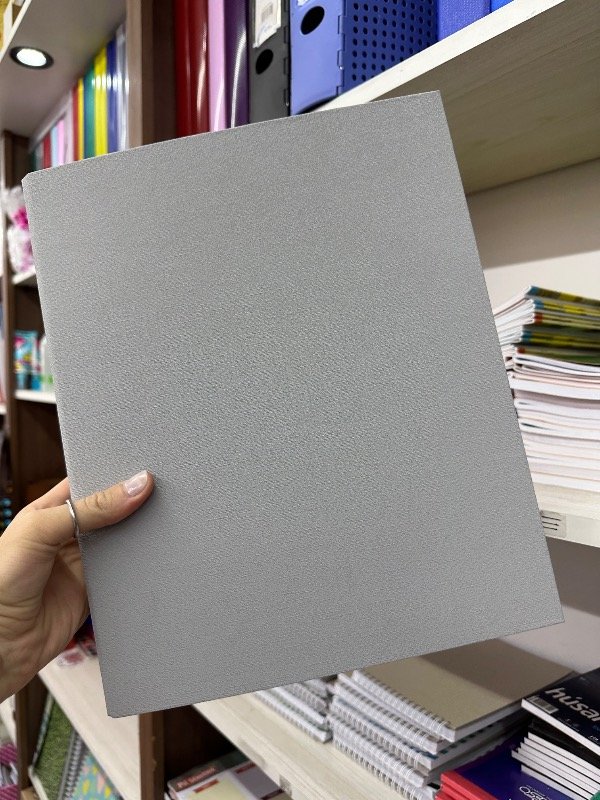 Producto - Carpeta A4 Lomo Ancho Gris