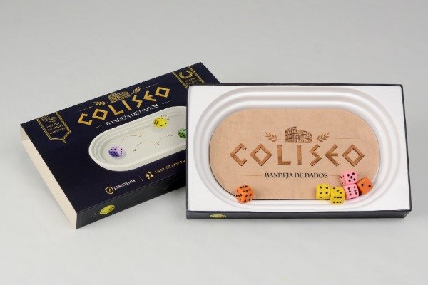 Producto - bandeja para tirar dados "Coliseo" - 3