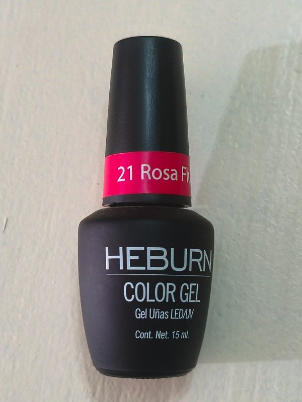 Producto - Esmalte semipermanente Heburn Rosa Fluo