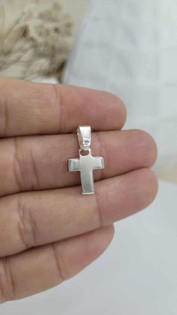 Producto - Dije de plata Cruz Bombé (DI146)