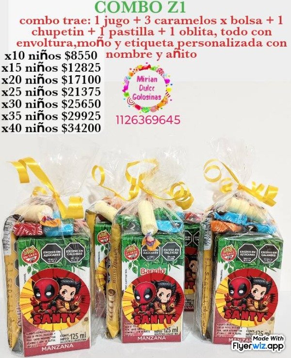 Producto - Combo Deadpool y Wolverine z1