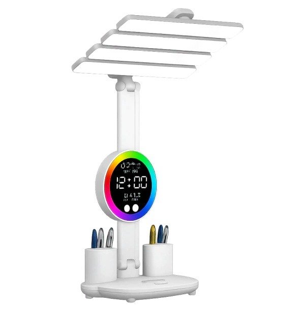 Producto - LÁMPARA TÁCTIL CON RELOJ, LAPICERO Y RGB
