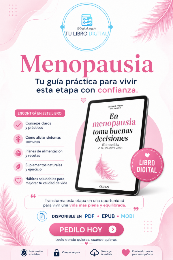 Producto - EN MENOPAUSIA TOMA BUENAS DECISIONES  ROSANA PARRA