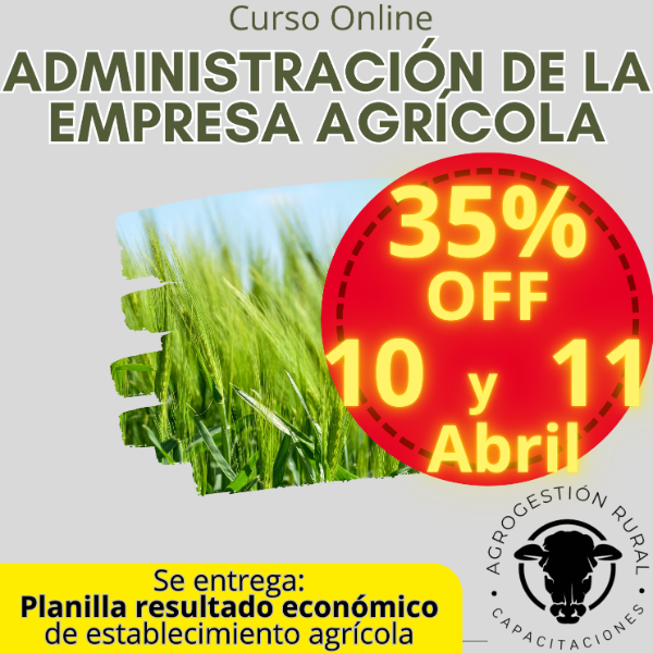 Producto - Curso Online Administración de la empresa agrícola