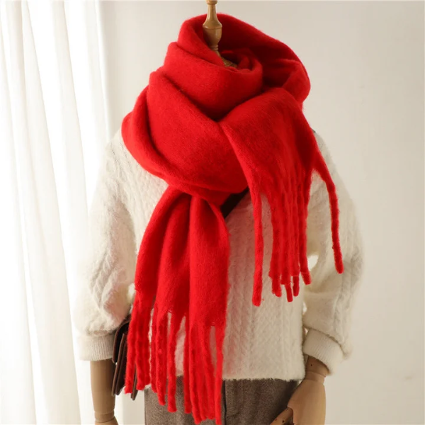 Producto - Bufandon nube rojo