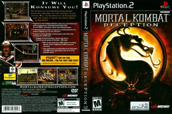 Producto - Mortal Kombat Deception PS2