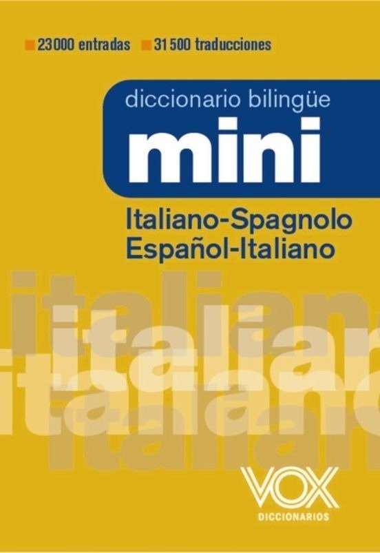 Producto - DICCIONARIO MINI ITALIANO-ESPAGNOLO / ESPAÑOL-ITALIANO