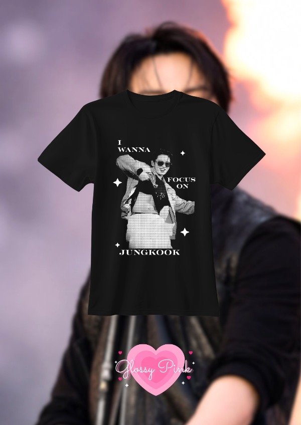 Producto - Remera I Wanna Focus On Jungkook - DTF