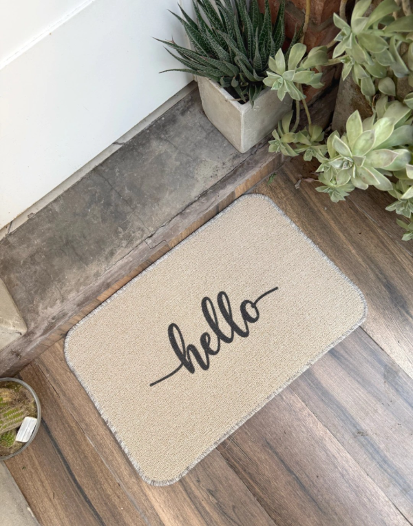 Producto - Felpudo bouclé Hello