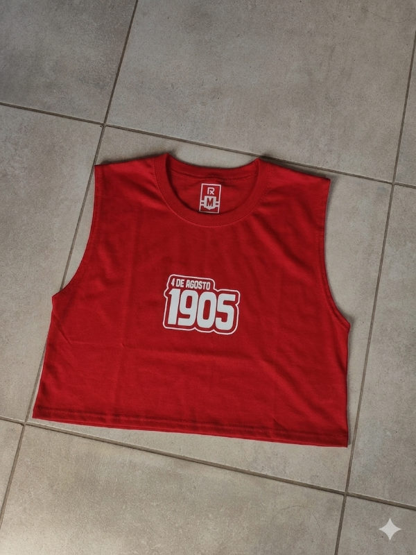 Producto - Musculosa crop algodón roja - 1905