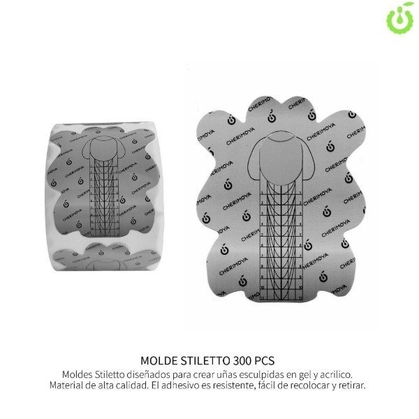 Producto - Molde esculpir stiletto X10 pcs (BH003244) - Cherimoya