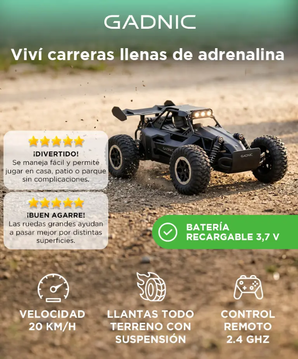 Producto - Auto A Control Remoto Camioneta 4X4 40Kmh 118 50Mt Alcance Suspensión - 0