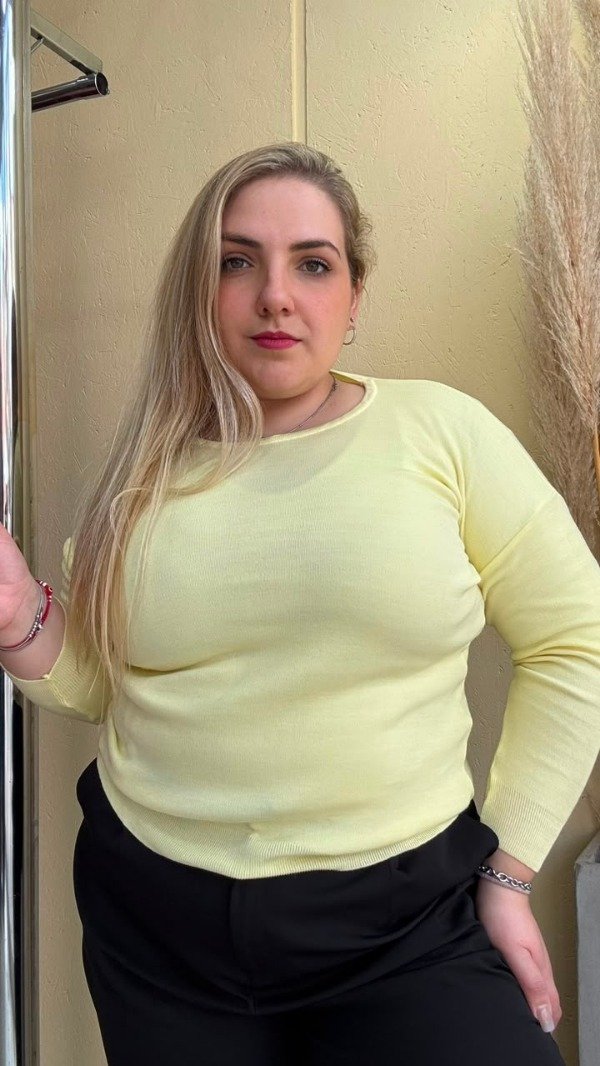 Sweater Cuba (Amarillo pastel)