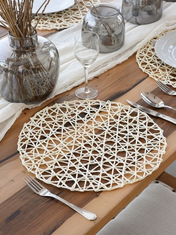 Producto - Set de 4 individuales Natural
