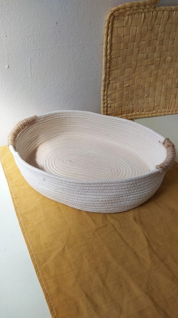 Producto - Cesta oval con yute
