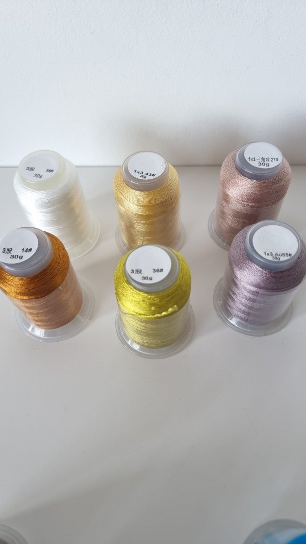 Producto - Hilo Poliéster X 350 METROS/ para bordado, encajé, tejido y frivolité