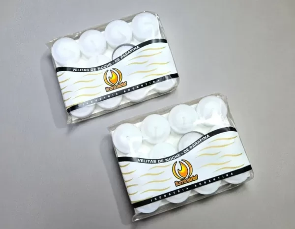 Producto - Velas de noche iluminarte blancas (pack 12 un.)