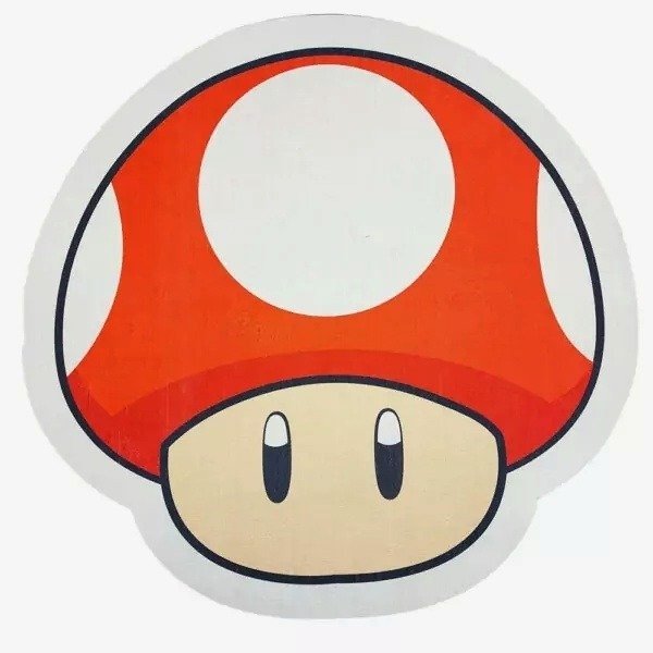 Producto - Alfombra Mario Bros Mushroom Nintendo