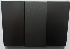 Producto - Interruptor de Luz de Una Tecla Ancha en Color Negro