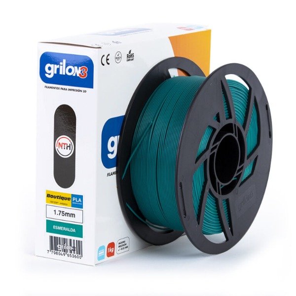 Producto - PLA+ Esmeralda 1.75 mm 1kg - Grilon3 Boutique