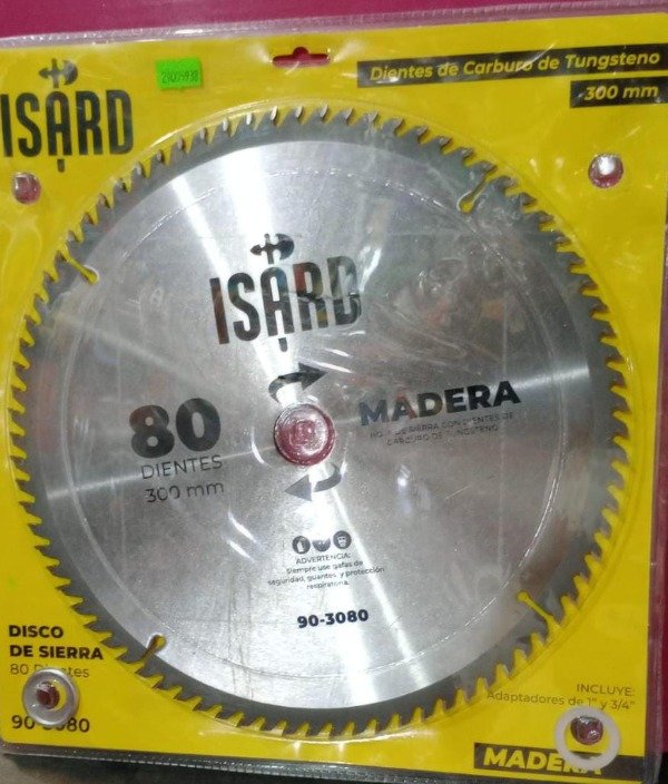Producto - Sierra Isard 80 Dientes - 12x80 - Multi-Corte 90-3080