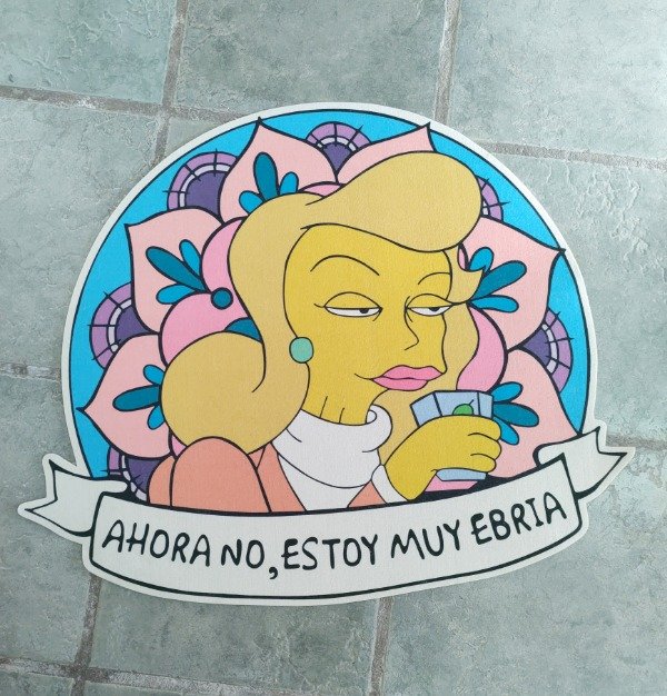 Producto - Los Simpson Ebria Alfombra