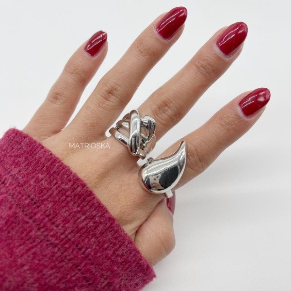 Producto - Anillos Chunky - Talle 17