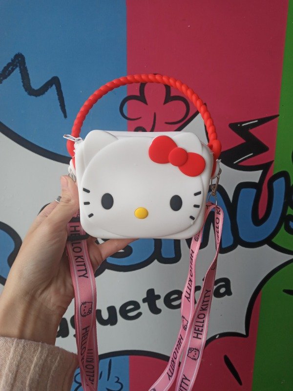 Producto - Cartera Silicona Kitty blanca
