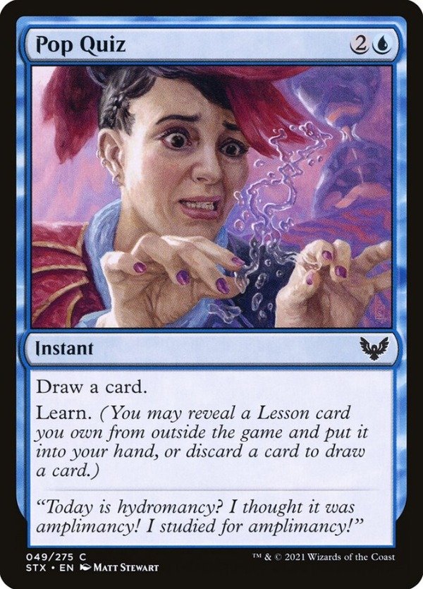 Producto - Pop Quiz  Strixhaven: School of Mages