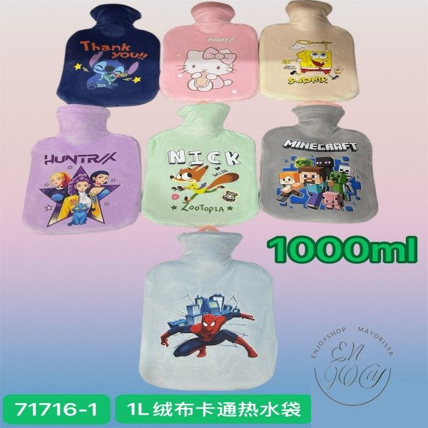 Producto - Bolsa Agua Caliente/fria Infantil 1L Varios Personajes 71716-1