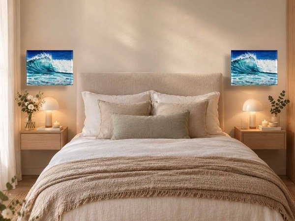 Producto - Obra OLAS 8 Díptico 40x30 40x30 cm - 2
