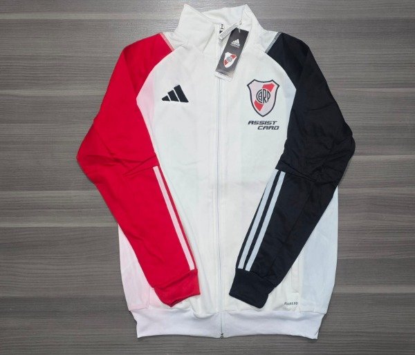Producto - CAMPERA RIVER BLANCA CON DETALLE TALLES(M)