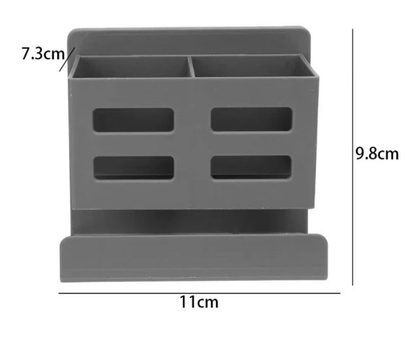 Producto - Organizador adhesivo gris - 3