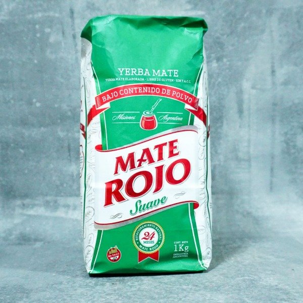 Producto - YERBA MATE ROJO SUAVE 1 KG (PAQ VERDE)