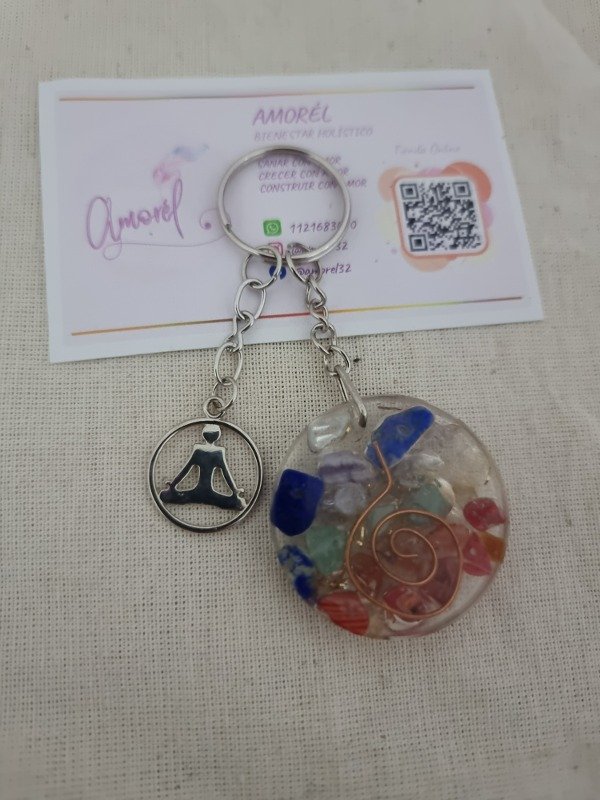 Producto - Llavero Orgonita 7 Chakras