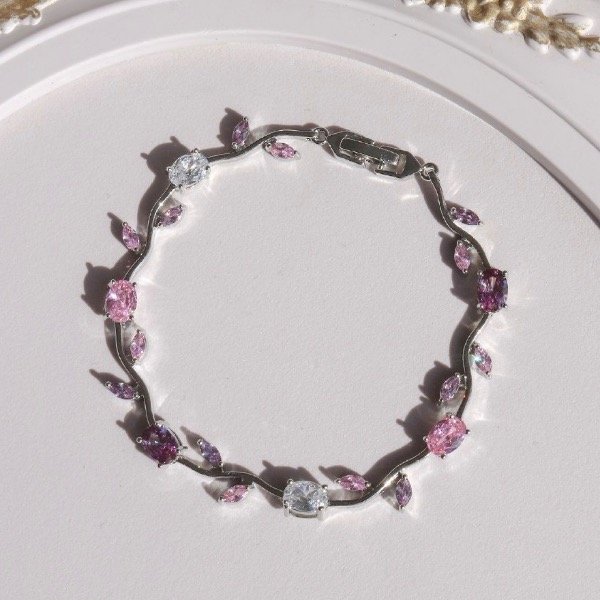 Producto - Pulsera Tulip Gardenia combinado Silver-Enchapado en oro