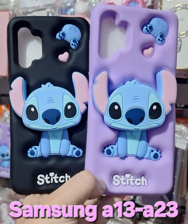 Producto - Fundas silicona popsocket Stich. Samsung a13 - 1