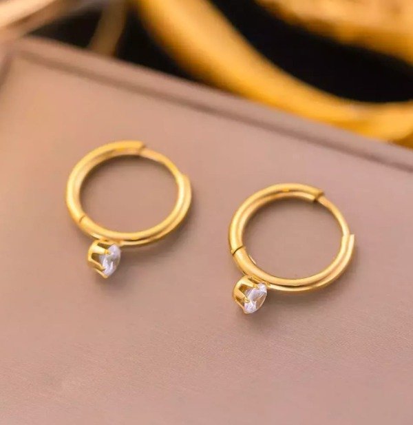 Producto - ARGOLLAS CLICK SUSANOS. ACERO DORADO
