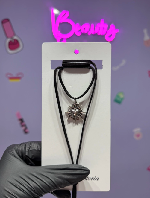 Producto - Choker gamuzado con dije